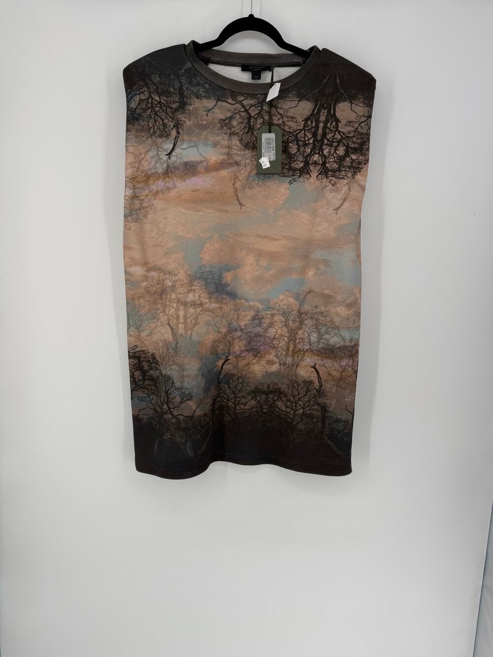 AllSaints Mika Sunrise Tank Dress Sunrise Pink Size M NWT $135